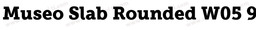 Museo Slab Rounded W05 900字体转换